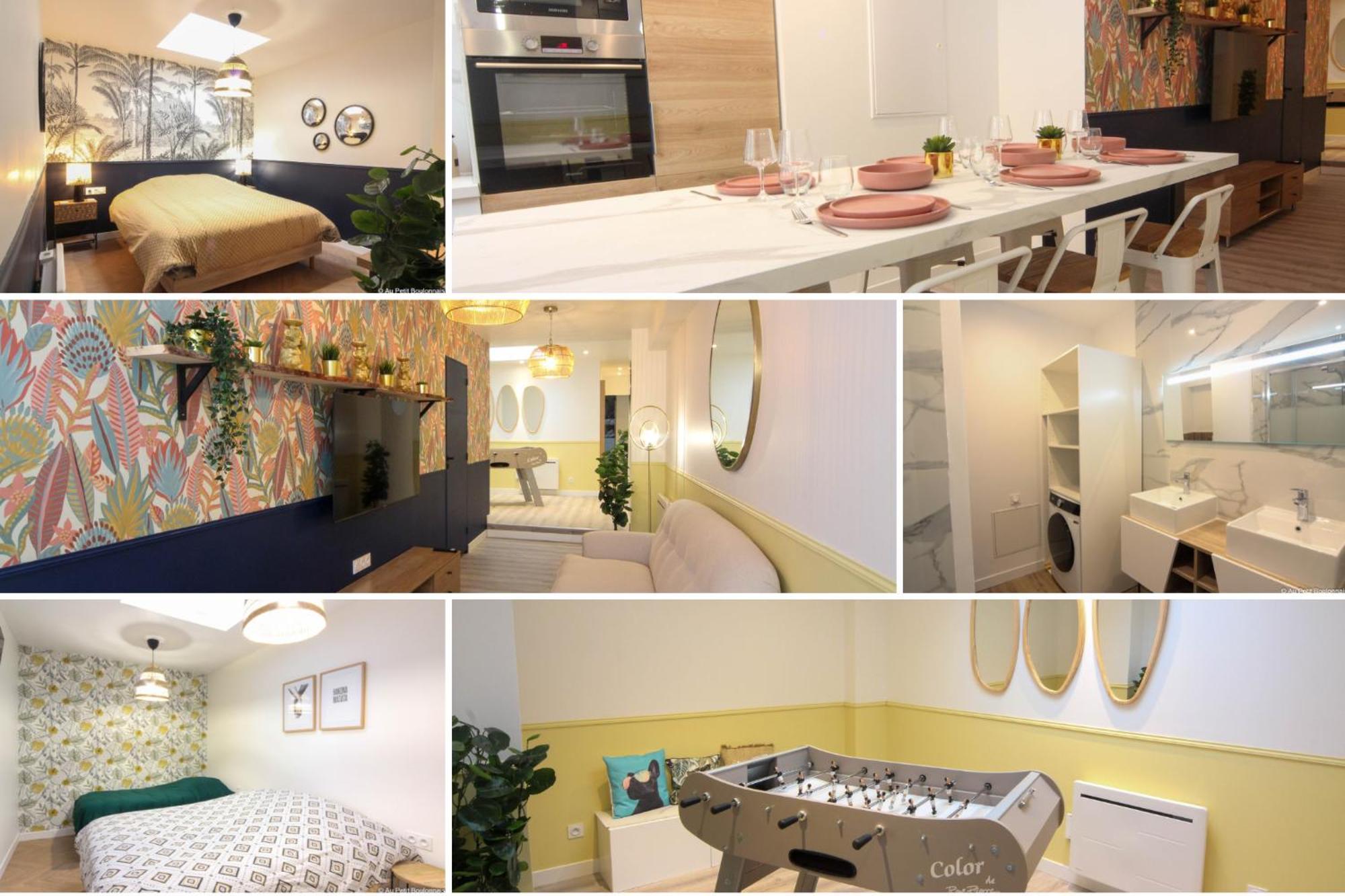 Au Nouveau Boulonnais - 4 Appartements Charmants Pour Couples, Familles Et Groupe D'Amis, Vieille Ville Et Centre Ville De Boulogne Sur Mer Bagian luar foto